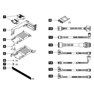 Lenovo 4XH7A87068 SR650 V3 7MM Sata/nvme Non-raid KIT