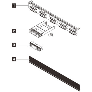Lenovo 4XH7A96834 SR630 V4 10X2.5IN Anybay G5 BP KIT