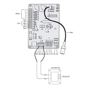 Pelco IWM24-GY Indoor Wall Mount Gray with 24V Supply
