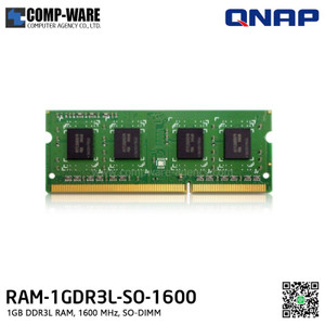 QNAP 1GB DDR3L Ram 1600 MHZ So-Dimm For - RAM-1GDR3L-SO-1600