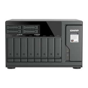 QNAP 12-BAY Quts Hero NAS (8 X 3.5 SATA - TVS-H1277AX-R5-16G-US
