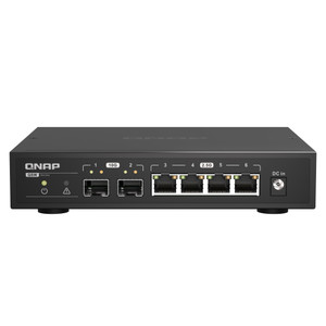 QNAP Desktop QSW-2104-2S-US Unmanaged Switch - QSW-2104-2S-A-US