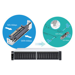 QNAP 6 GBPS 2.5-INCH SAS TO SATA Drive Adapte - QDA-SA3-4PCS
