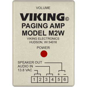 Viking M2W Paging Amplifier 2W 110dB Key Phone Loud Ring