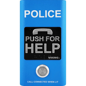Viking E-1600-BLPA-EWP ADA Police Phone Blue EWP Outdoor