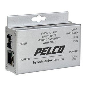 Pelco FMCI-PF1POE SFP Fiber Converter with PoE