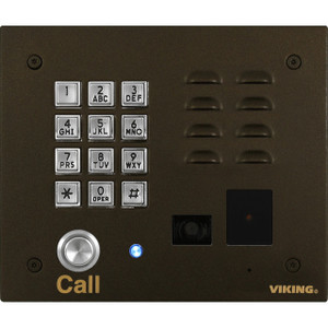 Viking K-1775-3-BN-EWP Bronze Video Entry Phone Keypad Prox Reader