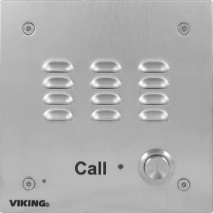 Vandal Resistant Handsfree Doorbox  14 Gauge Stainless Steel Faceplate  Flush Mount with the included Rough-In Box or Surface Mount with Optional VE-5x5
