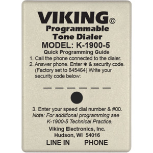 Viking Hot-Line Dialer Touch Tone - K-1900-5