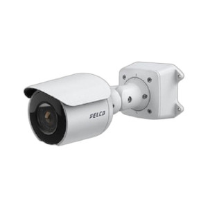 SRXP4-3V10-EBT-IR Pelco infrared security camera bracket and connectivity ports closeup