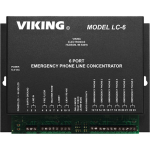 Viking 6 Line Concentrator for Emergency Phones - LC-6