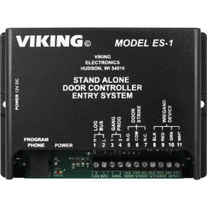 Viking Stand Alone Door Entry Controller for Use with Wiegand Device (Not Included) - ES-1