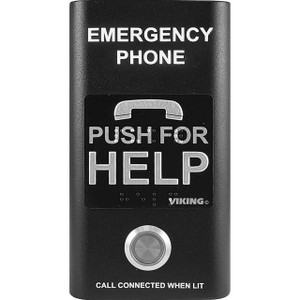 Viking ADA Compliant Red Emergency Phone with Built in Dialer and Voice Announcer - E-1600-RDA