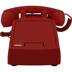 Viking Classic VoIP Desk Phone with Auto Dialer Red Color - K-1900D-IP