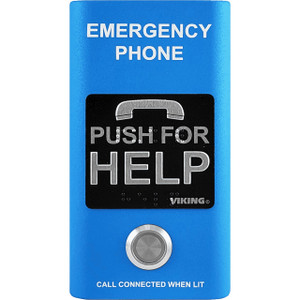 Compact ADA Compliant VoIP Emergency Phone  BLP  with Enhanced Weather Protection