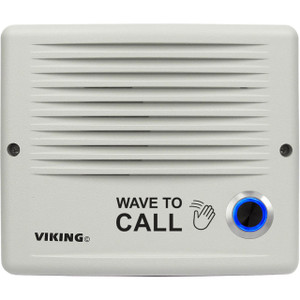 Viking Speaker Phone with Push Button UV Stable Light Gray Plastic Surface Mount Only - E-20B