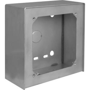 Touch Free VoIP Entry Phone  Vandal Resistant 14 Gauge Louvered Stainless Steel  Flush Mount with the Included Rough In Box or Surface Mount with an Optional VE-Series Box