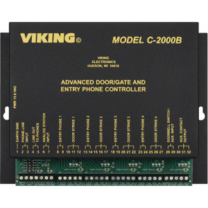 Door Entry Control for 1-4 Entry Phones  Provides C.O. Sharing  Caller ID  Door Strike & Keyless Entry