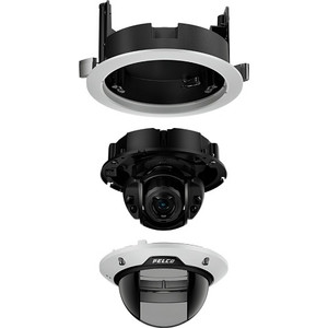 Pelco SRXE4-6V9-EMD-1 4MP dome camera lens detail weatherproof housing