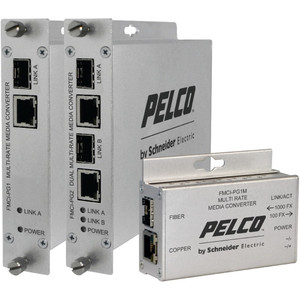 Pelco FMCI-PG2 Dual-Port Gigabit Fiber Converter