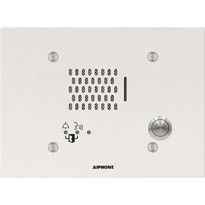 Aiphone IP Audio 3-GANG Door Station SIP Compatible Vandal Resistant White Powde