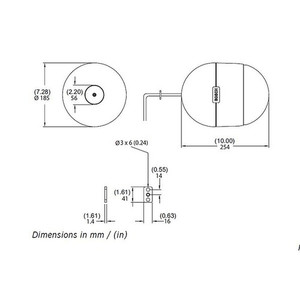 Bosch 20 Watt Pendant Sphere Loudspeaker Evac Compliant - LS1-UC20E-1-US