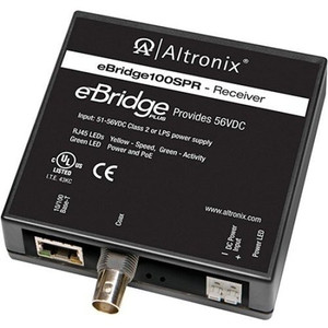 Altronix EoC or Long Range Ethernet 2 Port Transceiver Outdoor Passes - EBRIDGE200WPM