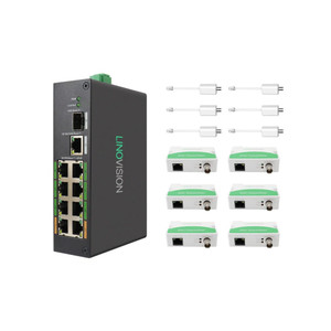 Altronix 8 OUTPUT IP/COAX POE/POE+ RCV - EBRIDGE8PCRX