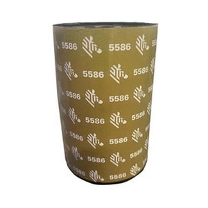 Zebra Wax/Resin Ribbon 154mmx450m (6.06inx1476ft) 5586; Premium 25mm (1in) core 6/box - 05586BK15445