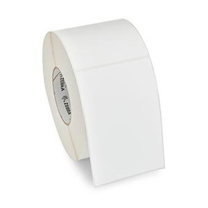 Zebra Label Paper 4x2in ; TT Z-Perform 1500T Coated Permanent Adhesive 3in core - 10018351