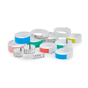 Zebra Wristband Synthetic 1x11in ; DT Z-Band Ultra Soft Lam Coated Permanent Adhesive - 10018856