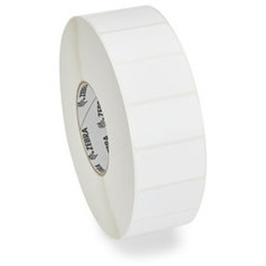 Zebra Label Paper 2x1.25in ; DT 8000D Lab Coated Permanent Adhesive 1in core 1000/roll - 10025358