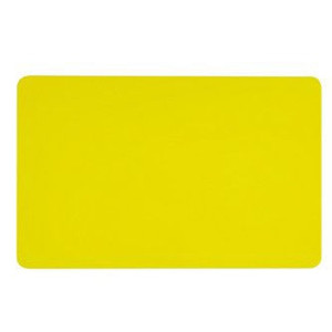Zebra color PVC card - yellow 30 mil (500 cards) - 104523-131