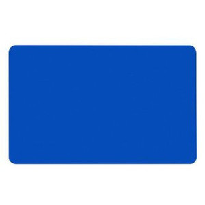 Zebra color PVC card - blue 30 mil (500 cards) - 104523-134
