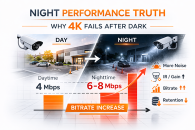 Why Your 4K Camera Fails at Night (And It’s Not the Resolution)