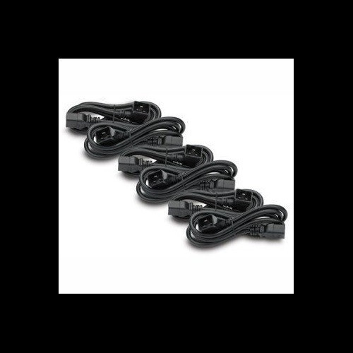 APC by Schneider Electric Power Cord Kit (6 ea) C19 to C20 (90 degree) 1.8m - AP98896F