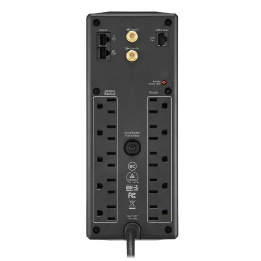 APC Back UPS Pro BX 1500VA 10 Outlets AVR LCD interface - BX1500M