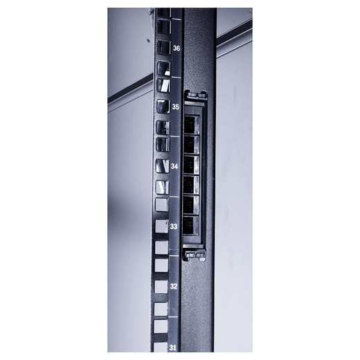APC Data Distribution Cable CAT6 UTP CMR 6XRJ-45 Black 13FT (3.9M) - D