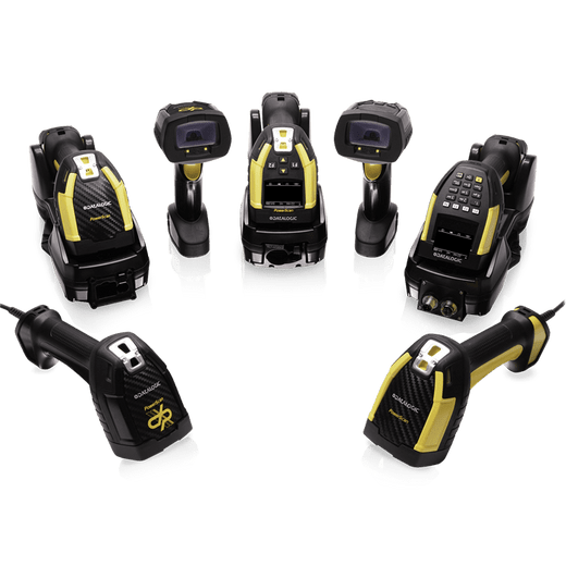 Datalogic PBT9600-DCRBK10EU PowerScan 9600 scanner trigger and grip detail view