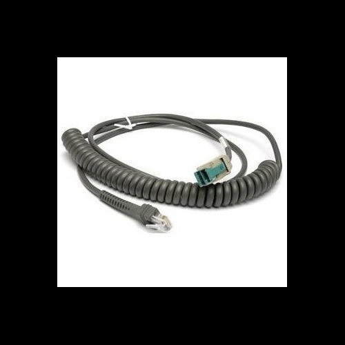 Zebra Cable Shielded USB: Power Plus Connector 9ft. 2.8m Coiled. - CBA-U34-C09ZAR