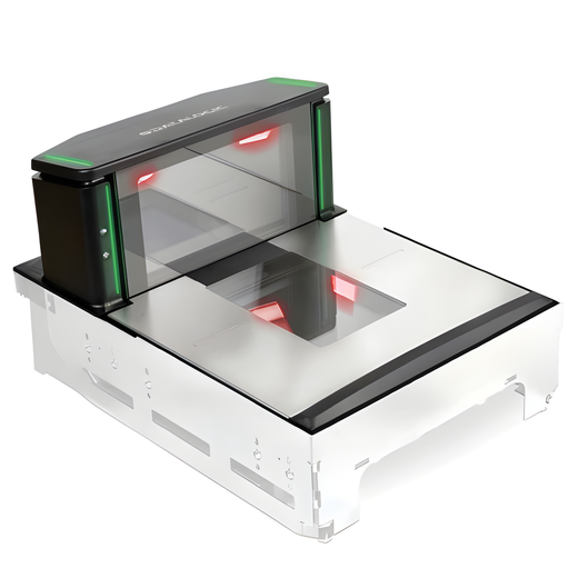 Datalogic 96212211000-013310 Magellan 9600i dual-view scanner weighing scale detail