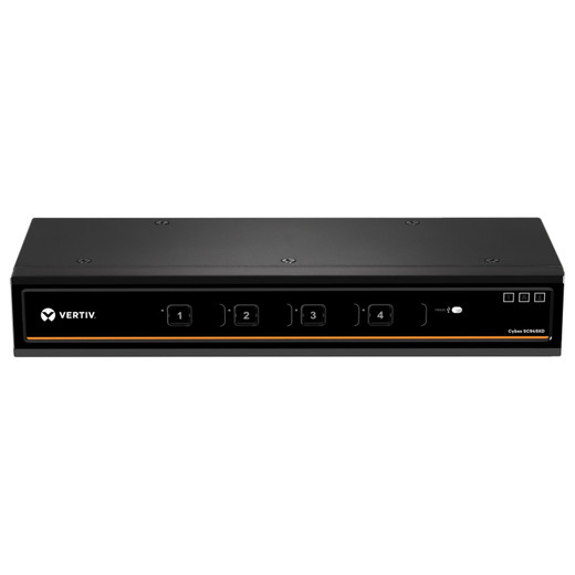 Vertiv CYBEX 4PORT 2HEAD SECURE KVM W/ BOTH DP DVI-I INPUT TAA COMP - SC945XP-001