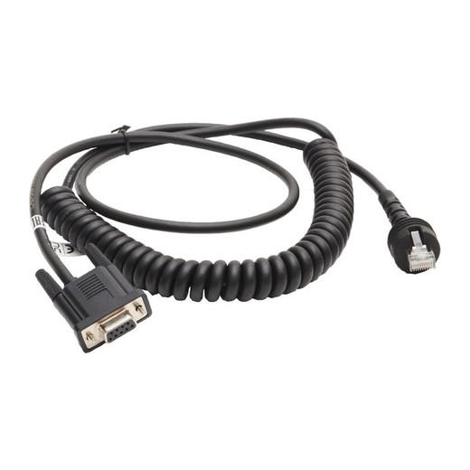 Datalogic CAB-549 RS-232 Power Cable 9P Female Coiled