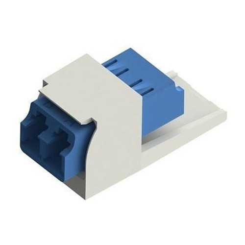 Panduit DUPLEX LC FIBER ADAPTER (BU) WI - CMDSLCZIW
