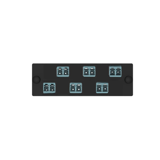 Panduit 6 POSITION KEYED (H-AQUA) DUPLE - FAP6WHAQDLCZ