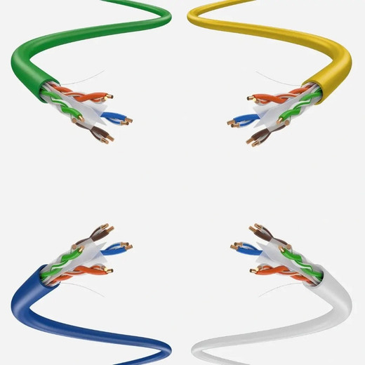 Panduit CC CAT6 4-P 23AWG F/UTP CMP WH 1000ft PK1000 - PFP6X04WH-UGZ