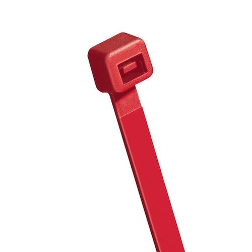 Panduit 100PK 14.5IN RED CABLE TIE STD - PLT4S-C2
