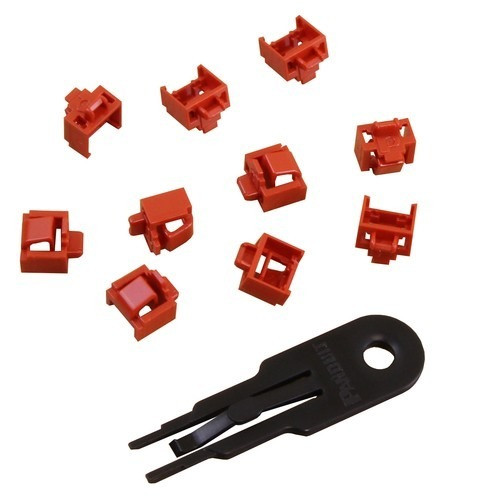 Panduit PKG 10 SB TYPEB BLOCKOUT DEV MOQ200 - PSL-USBB