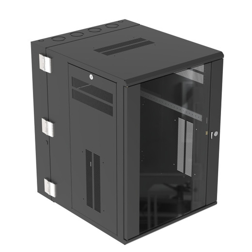 Panduit PANVIEW IQ MODULAR INTELLIGENT 800mm x 45RU Black - PVQ-MIQPU24