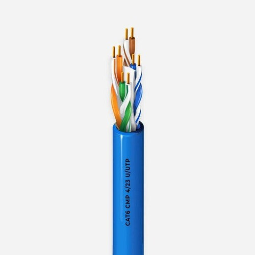 Panduit 62FT BLU CAT6 CQNRT UTP PLCASSETTE - QCPBCCB0001F062